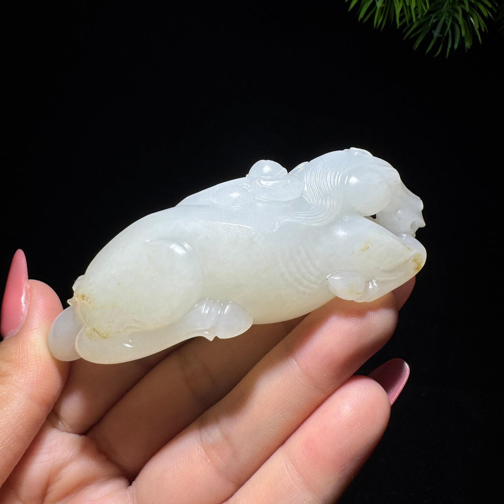 和田玉籽料马上封侯（105.0g）