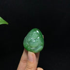 收藏级碧玉粉绿佛公挂件（29.5g）