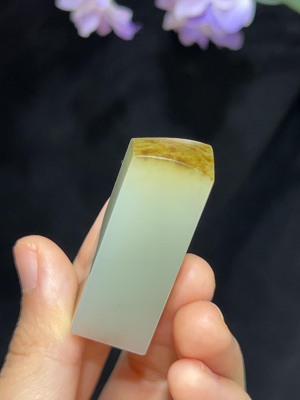 和田玉新疆和田籽料印章（28.8g）