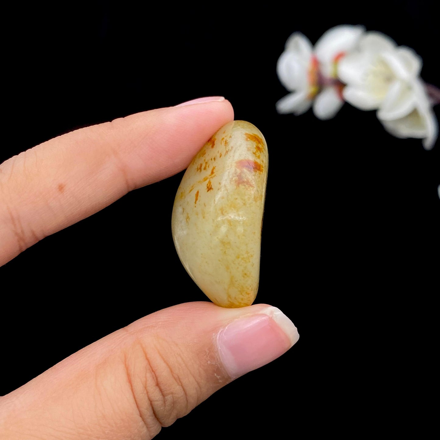 和田玉洒金皮籽料挂件（23.1g）