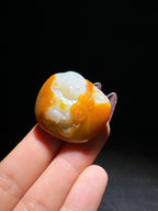 和田玉籽料弥勒的（20.4g）
