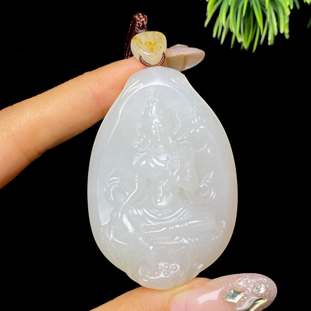 和田玉籽料观音（40.0g）