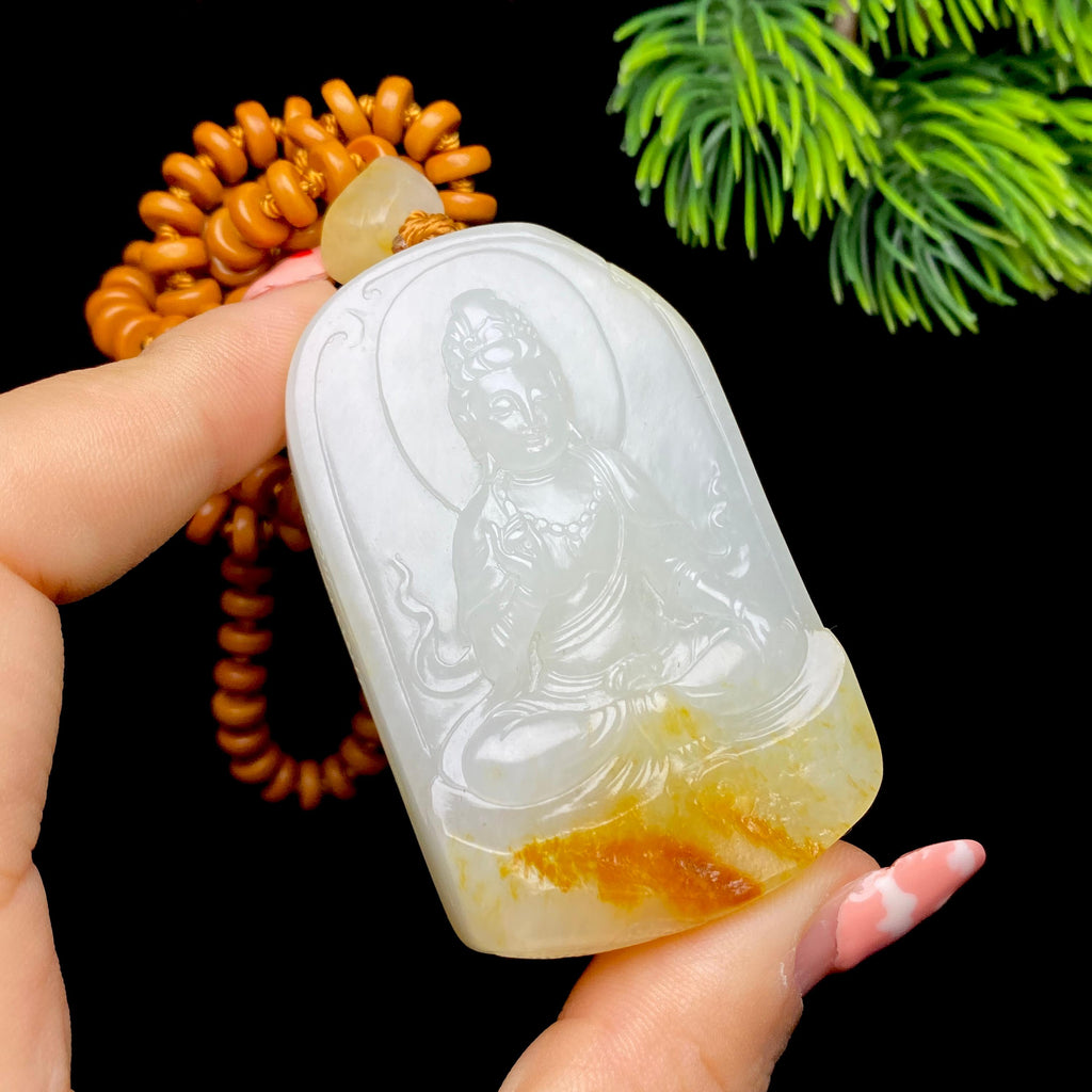 和田玉籽料观音（72.1g）