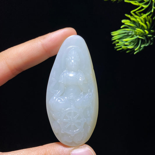 和田玉籽料观音（35.6g）