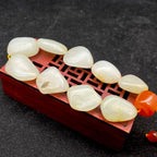 和田玉洒金皮【精品手串】（62.2g）