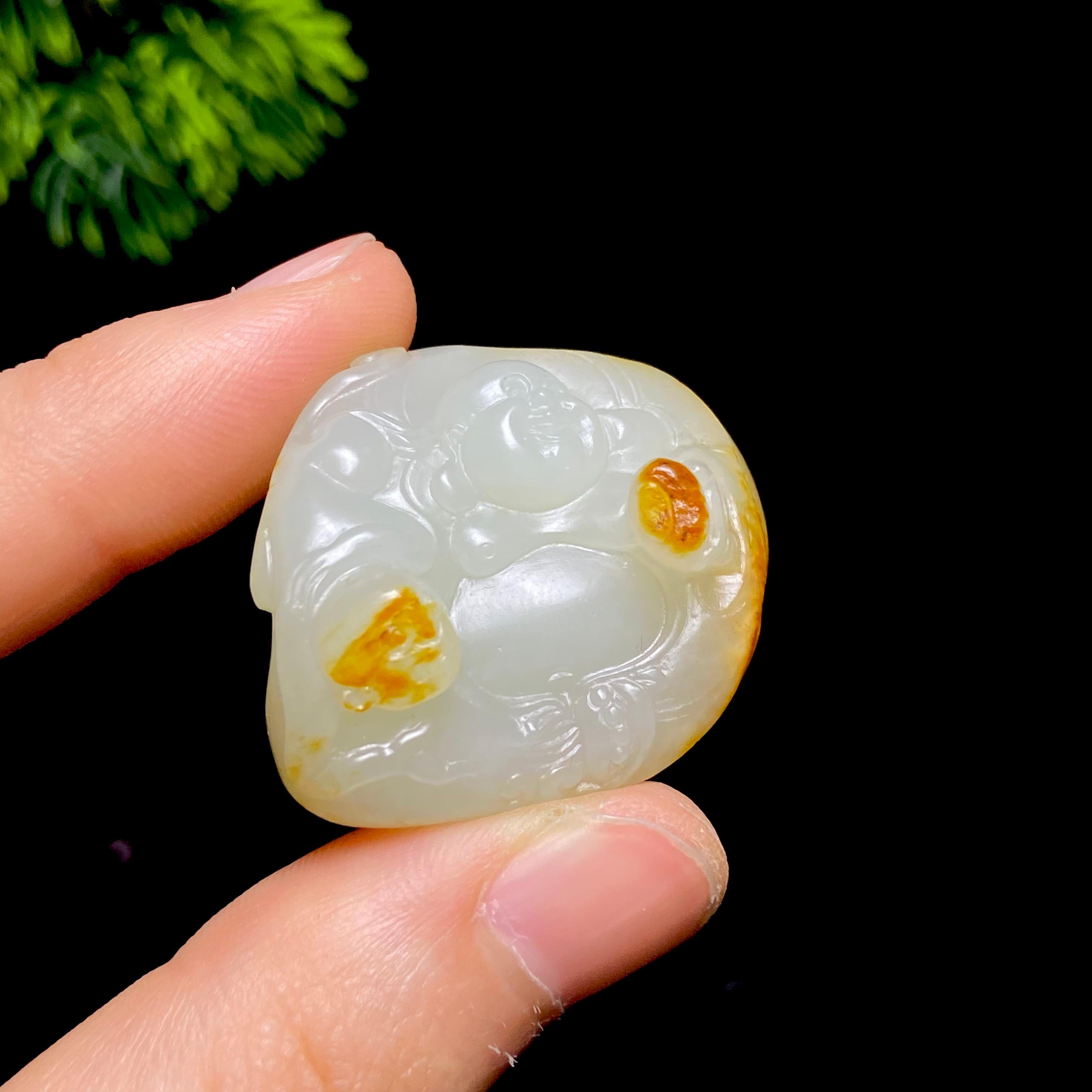 和田玉籽料佛公（25.0g）