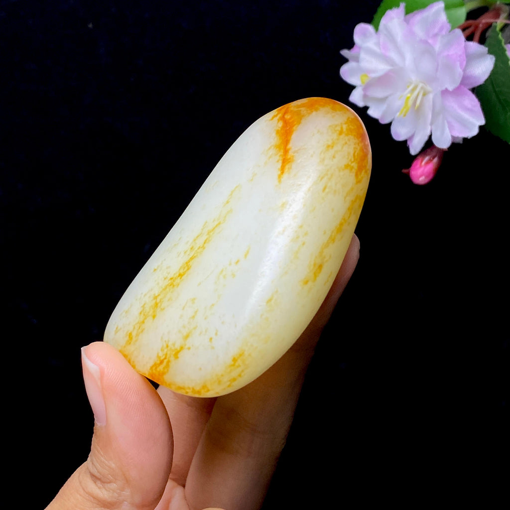 和田玉洒金皮白肉籽料（128.8g）
