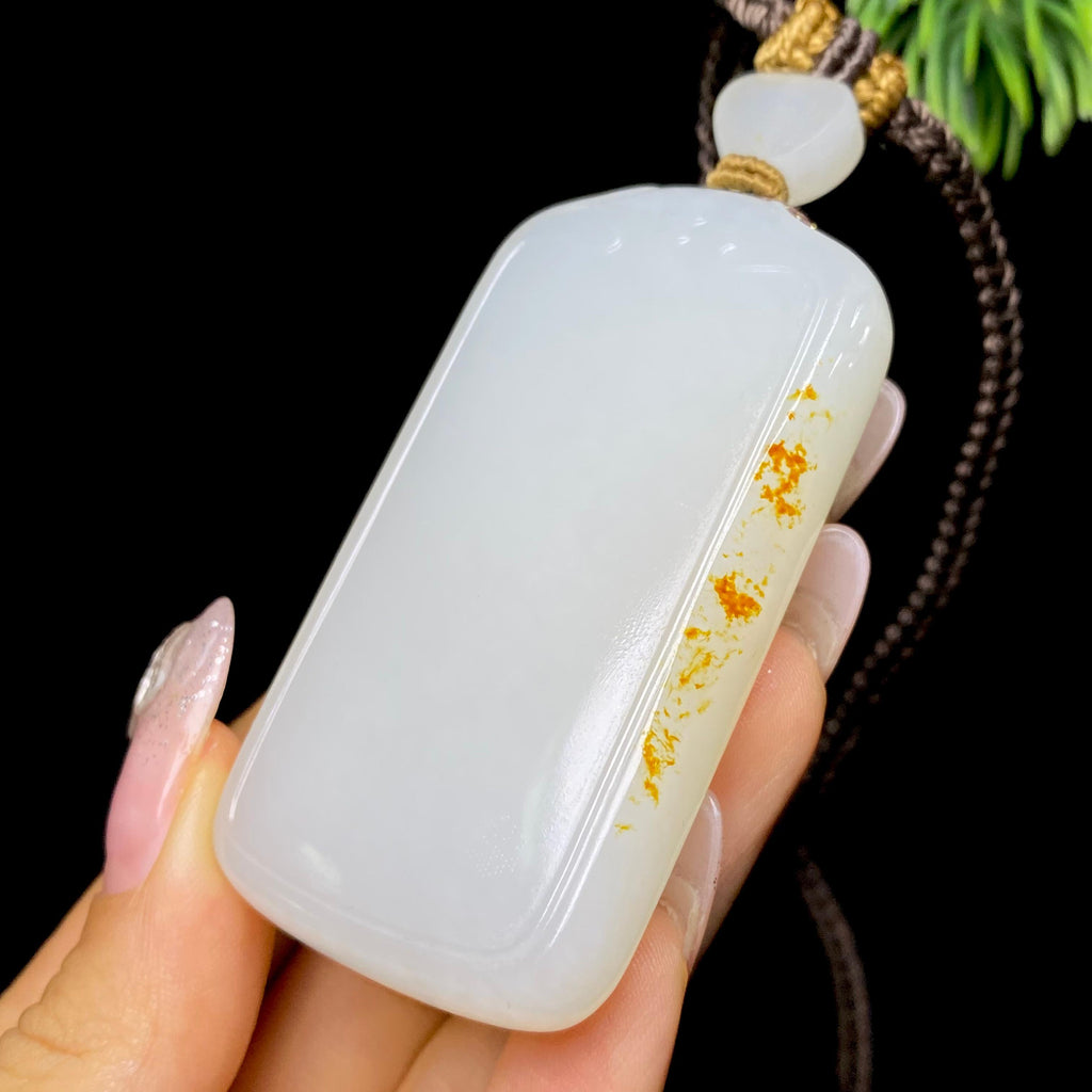 和田玉籽料无事牌（59.9g）