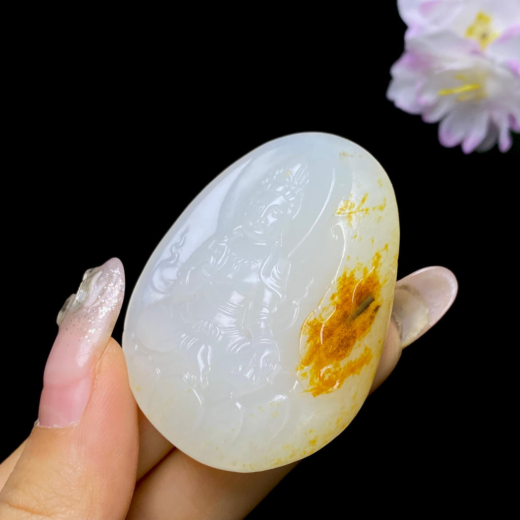 和田玉籽料观音（39.1g）