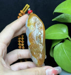 新疆和田玉籽料红皮白肉观音（158.1g）