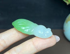 和田羊脂玉翠玉年年有余（15.8g）