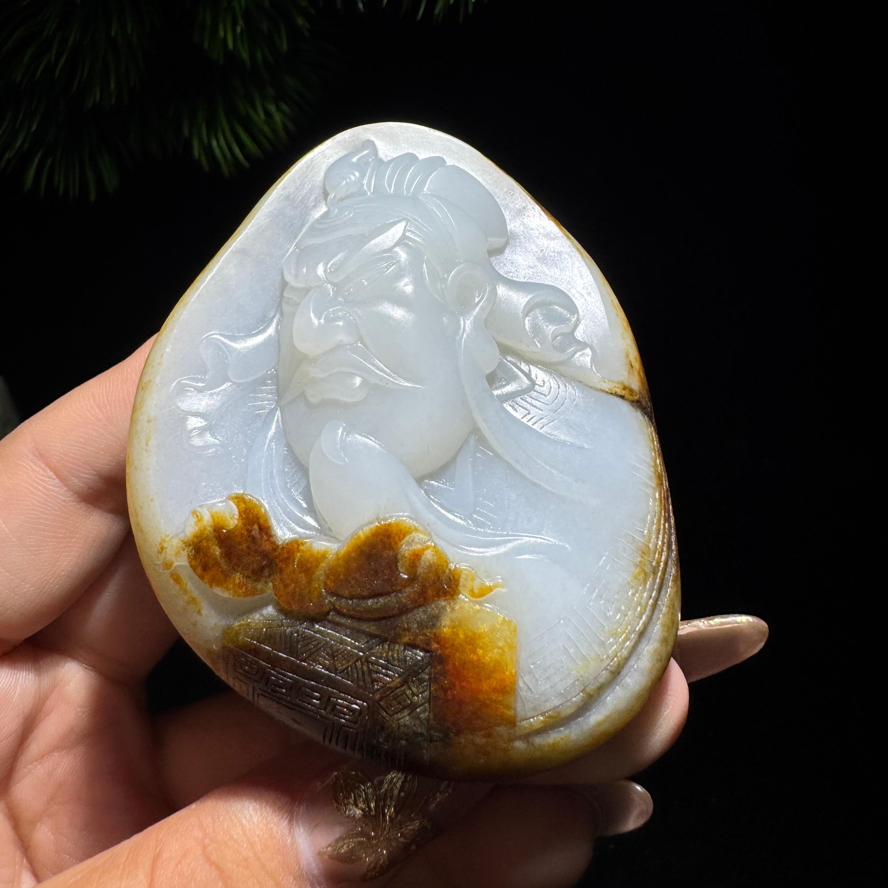 和田玉籽料关公（126.0g）