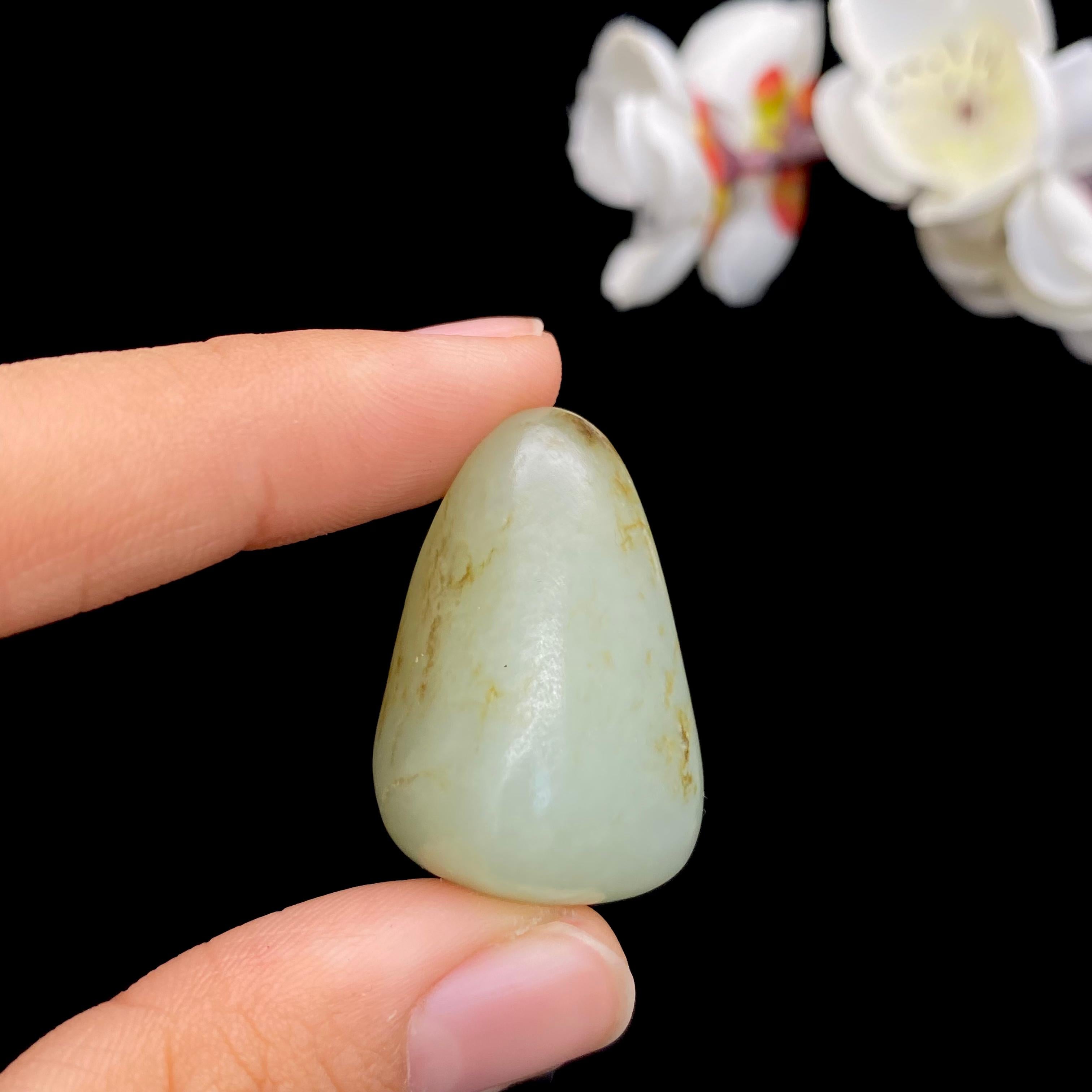 【超值推荐】和田玉黄皮籽料吊坠籽（16.3g）