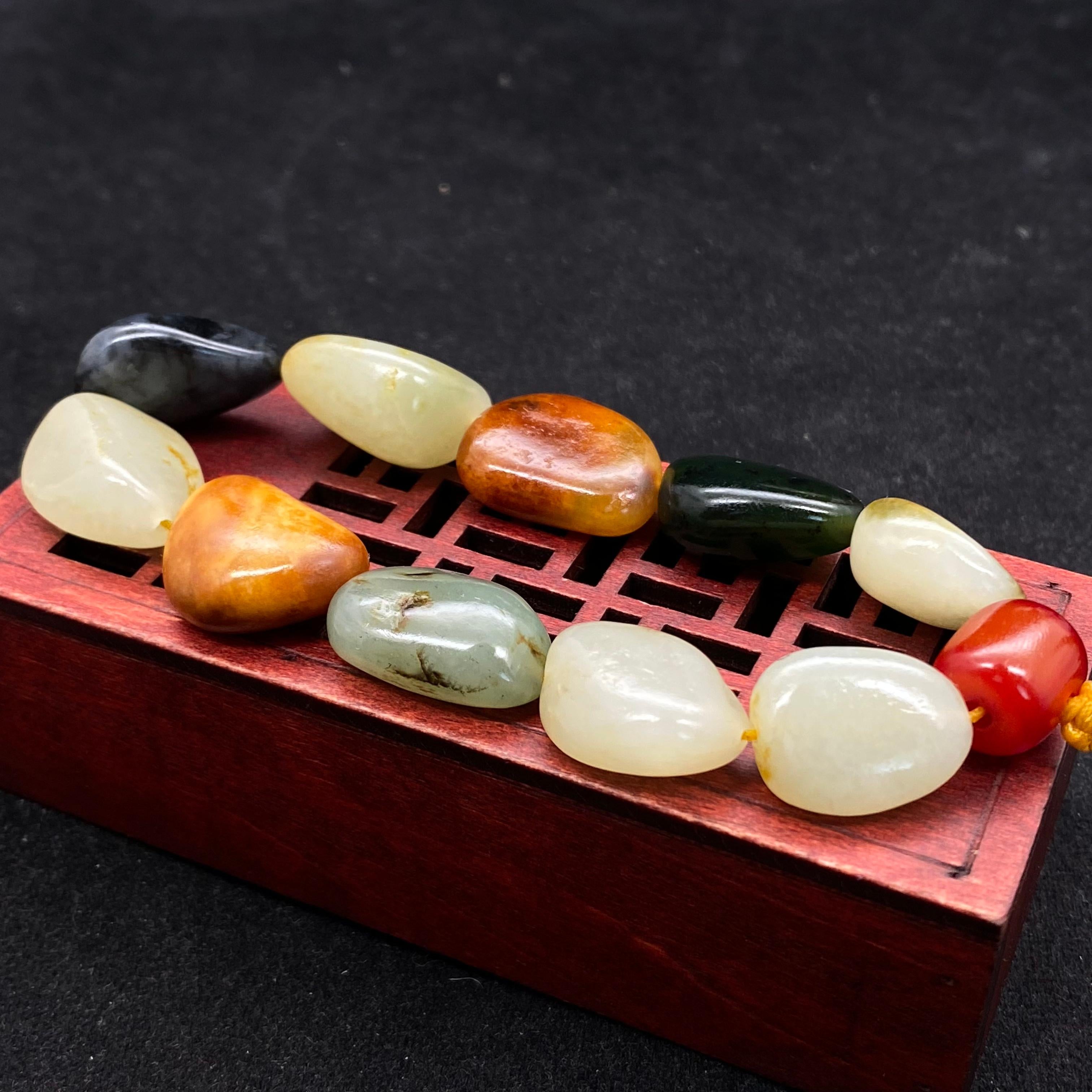 和田玉【精品多宝手串】（36.9g）