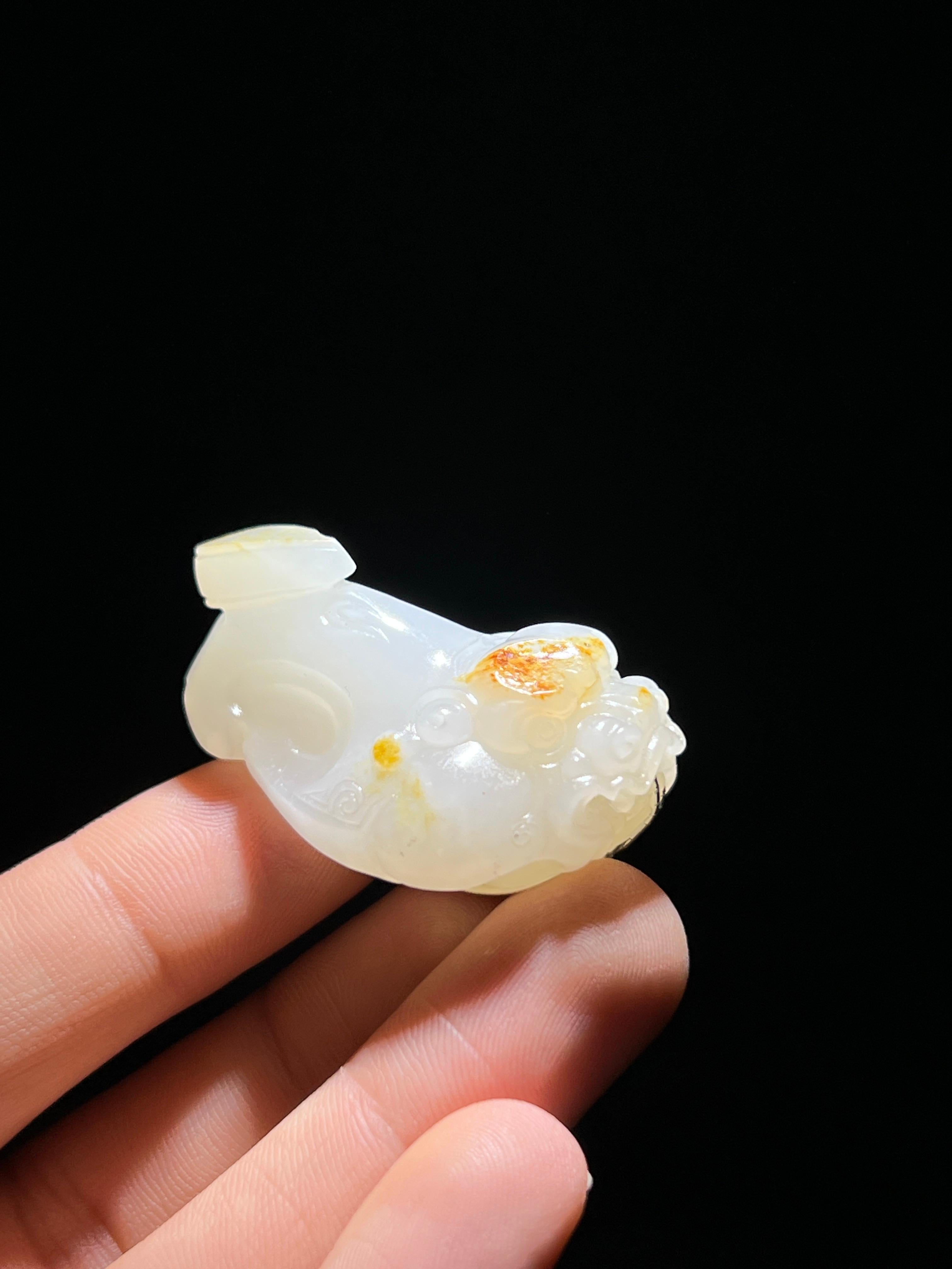 和田玉籽料貔貅（30.2g）