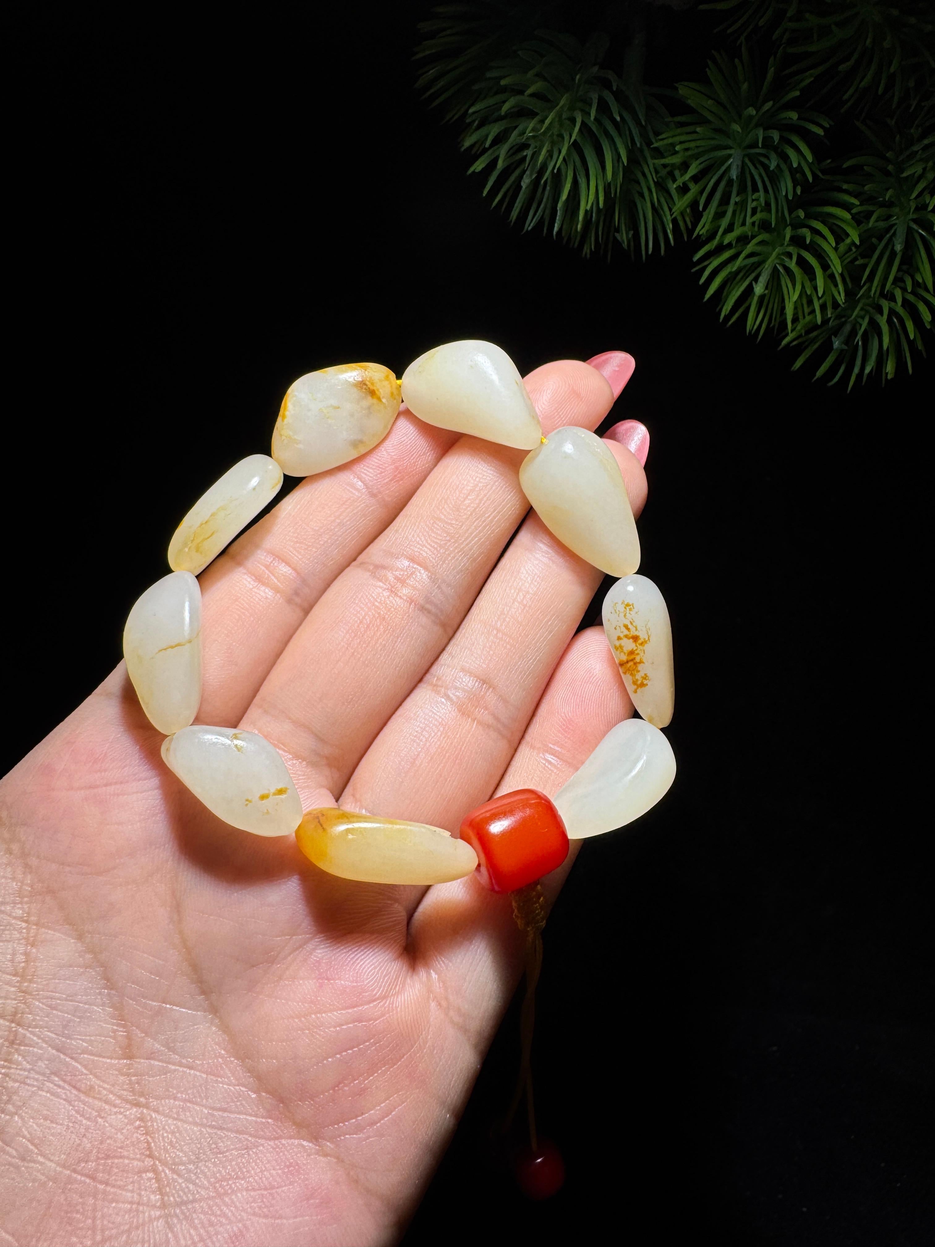 和田玉籽料手串（33.5g）
