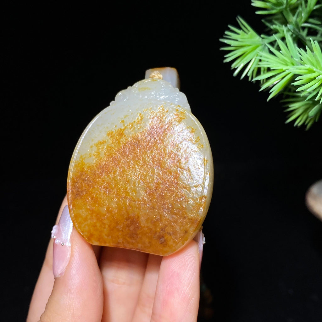 和田玉籽料无事牌（45.9g）