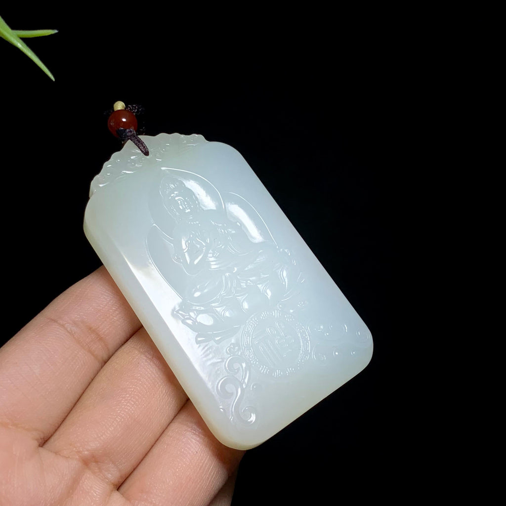 和田山料糖白玉观音牌（63.4g）