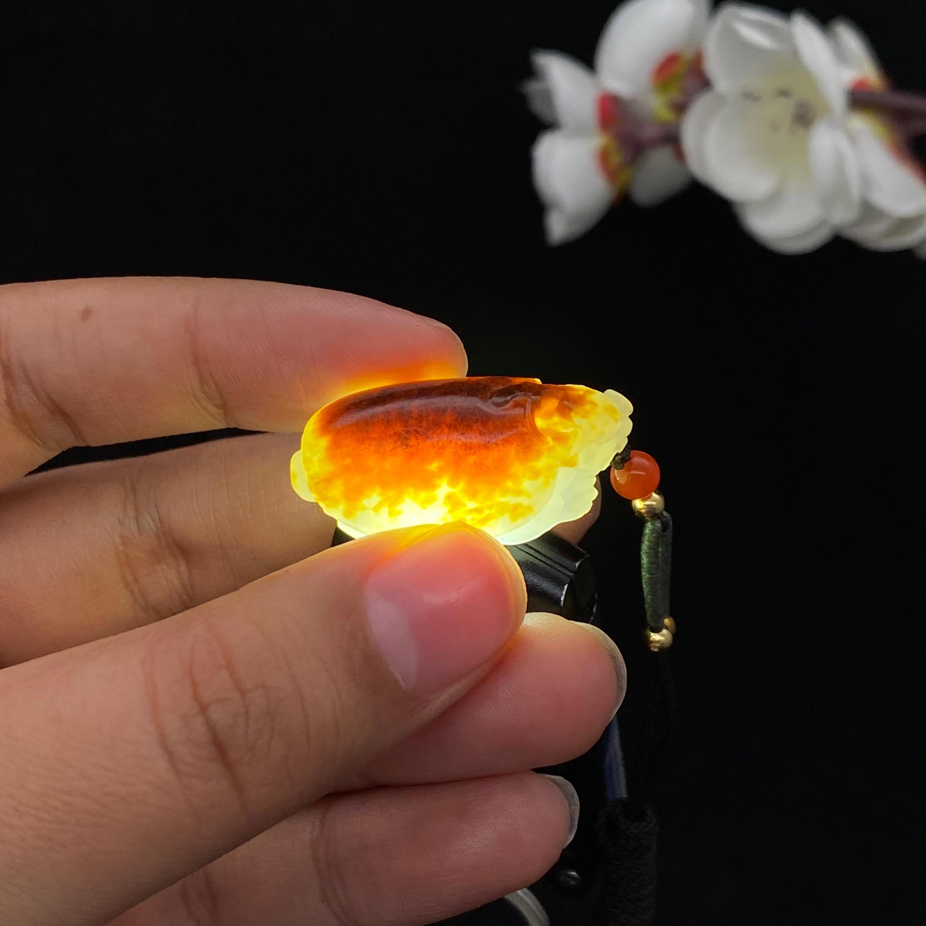 和田玉籽料【龙龟】（11.8g） – 厚德载玉