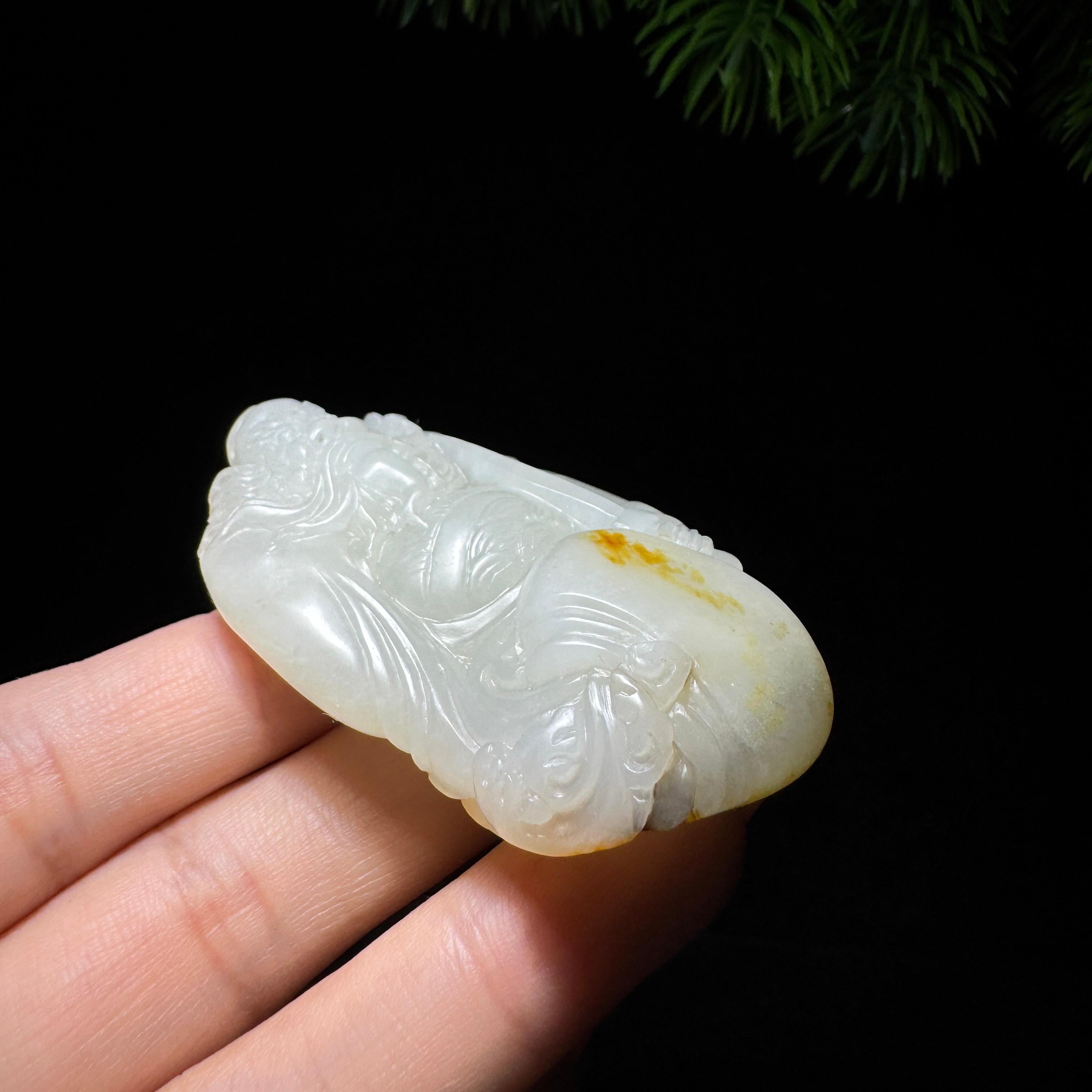 和田玉籽料钟馗（60.0g）