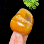 和田玉红沁皮籽料把件（108g）