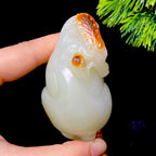 和田玉籽料马上封侯把件（175.2g）