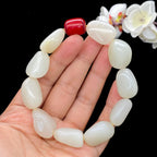 和田玉白玉籽料【精品手串】（71.7g）
