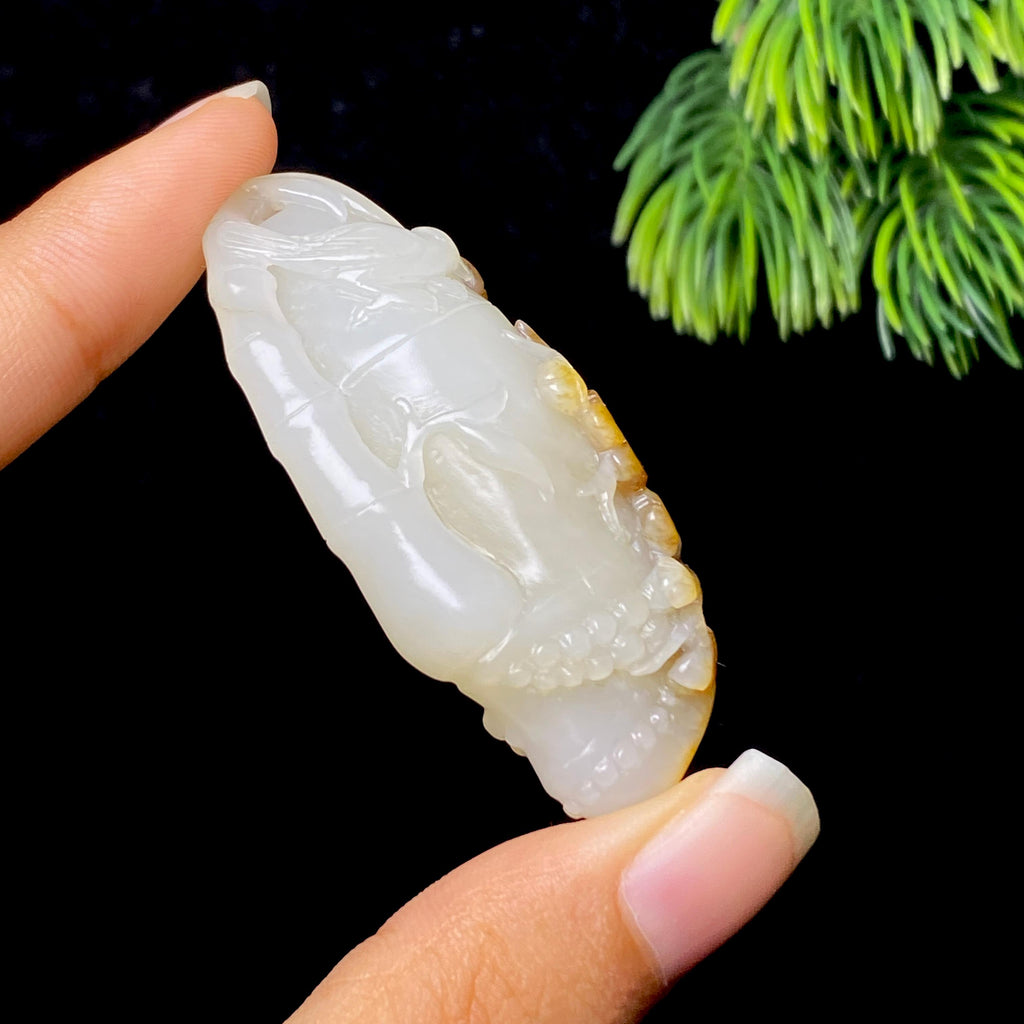 和田玉籽料喜上眉梢（30.7g）