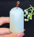 和田玉糖白玉平安无事牌（68.4g）