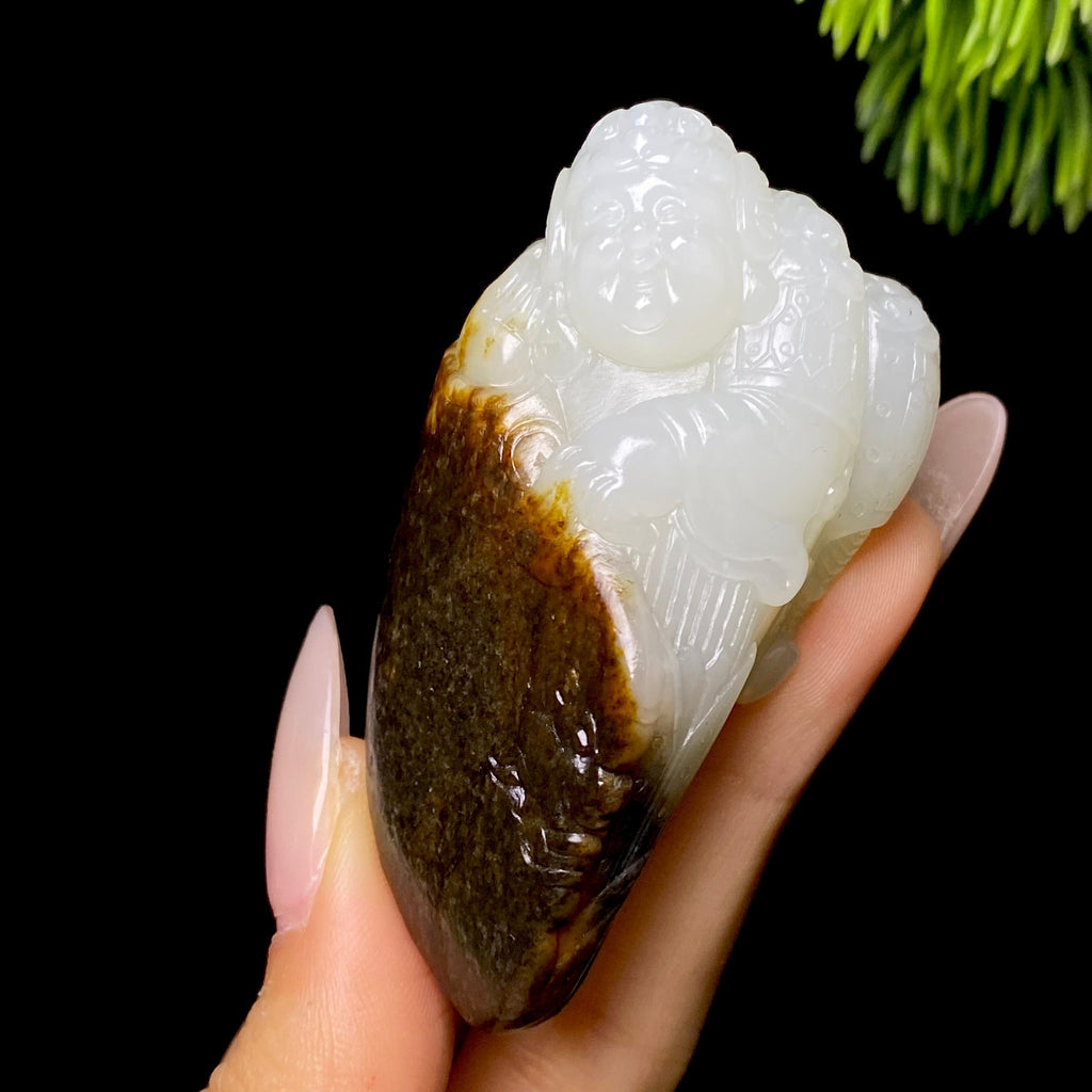 和田玉籽料佛公（78.3g）