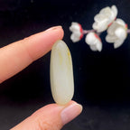 和田玉洒金皮籽料挂件（15.8g）