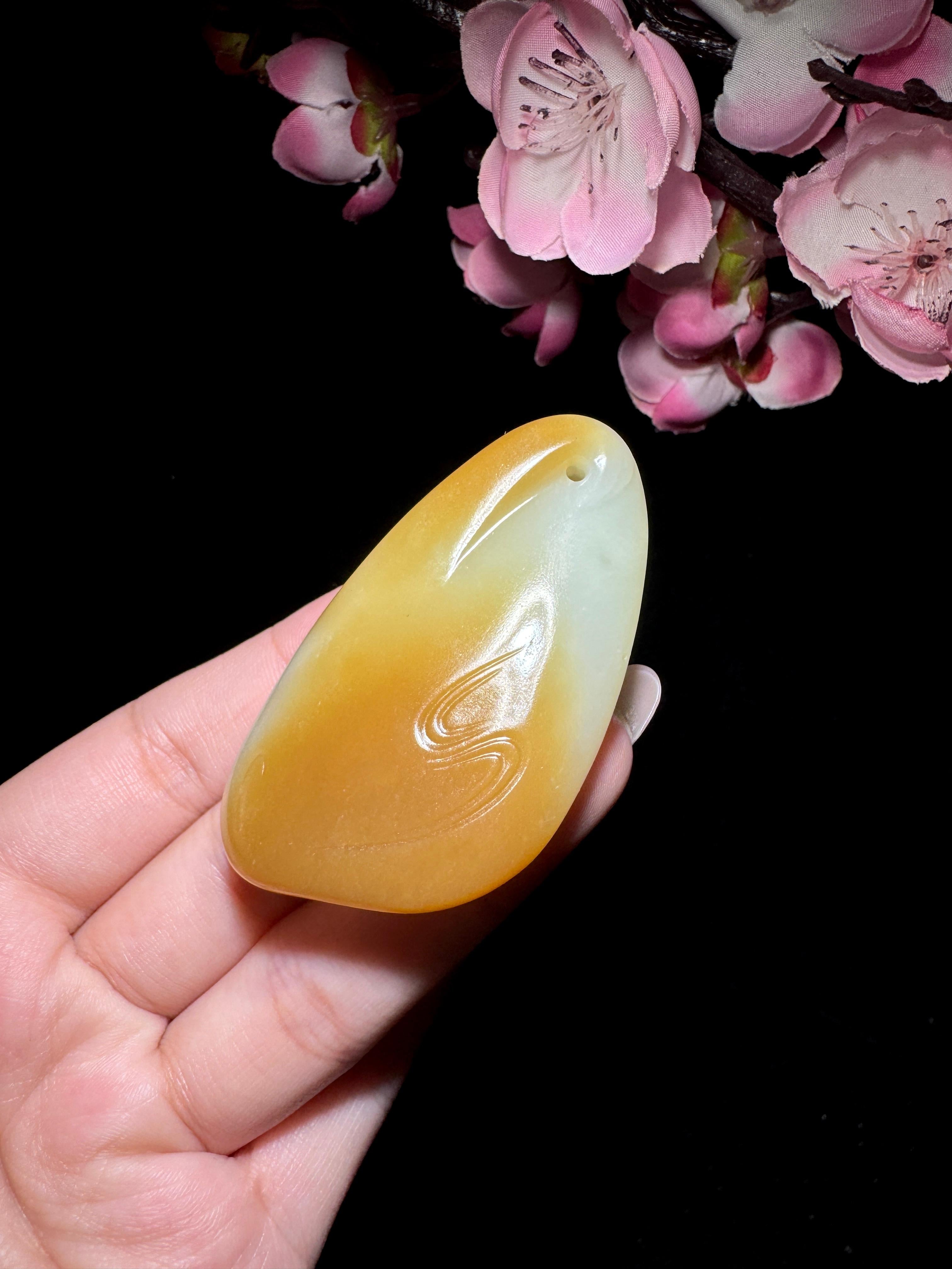 和田玉糖白玉风生水起（46.7g）