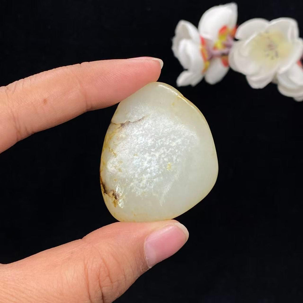 和田玉洒金皮籽料挂件（41g）