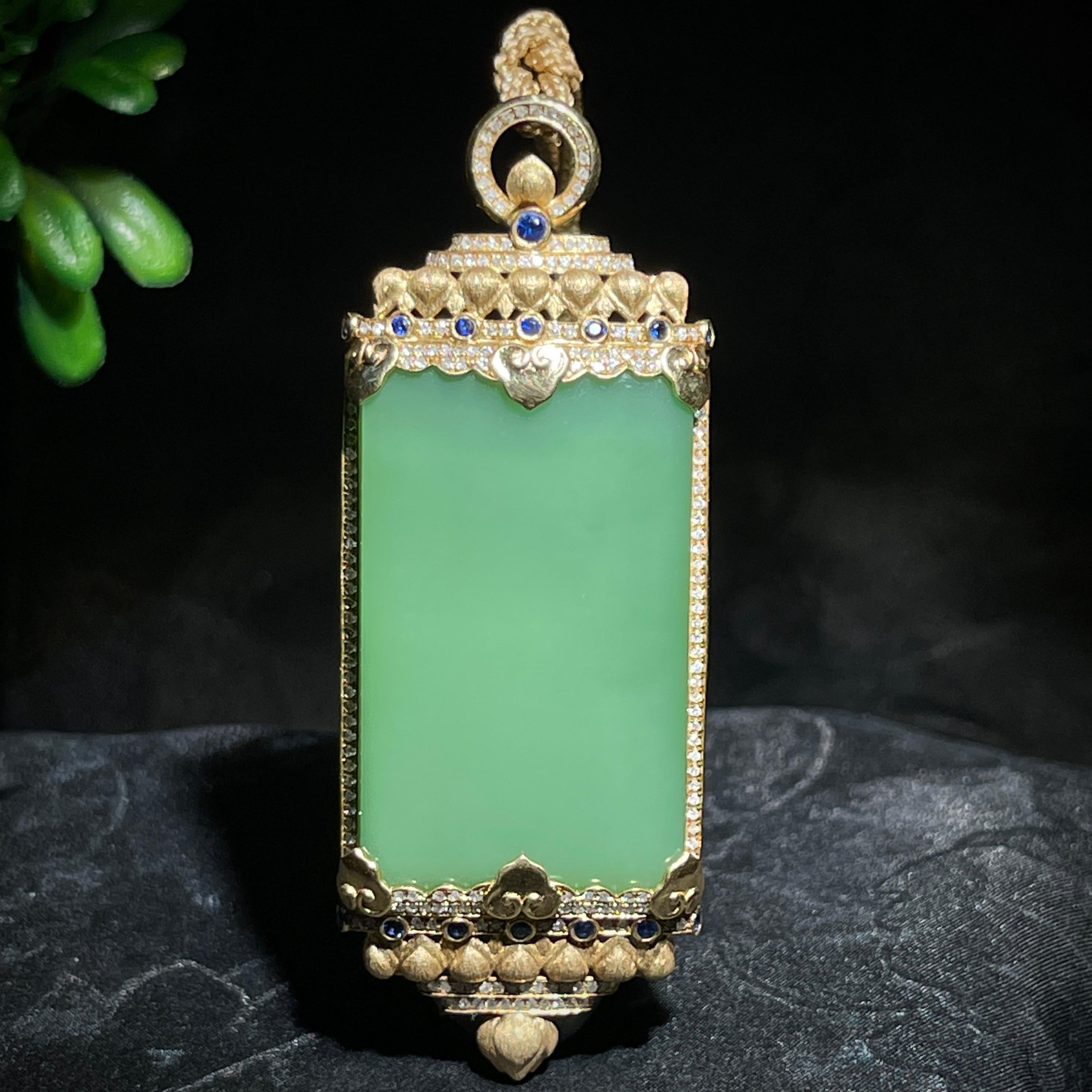 本物保証❣️天然無処理和田玉碧玉　高品質潤い満陽緑大粒碧玉ブレスレット　鑑定書付き 天然無処理和田玉のグリーン碧玉のパワーストーンブレスレット