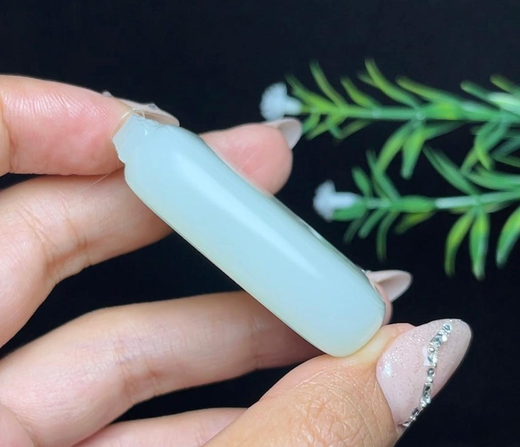 和田白玉平安无事牌（46.3g）