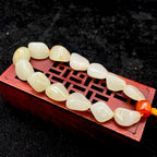 和田玉洒金皮【精品手串】（33.3g）