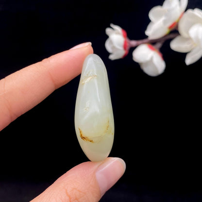 和田玉青白玉籽料原石（26.2g）