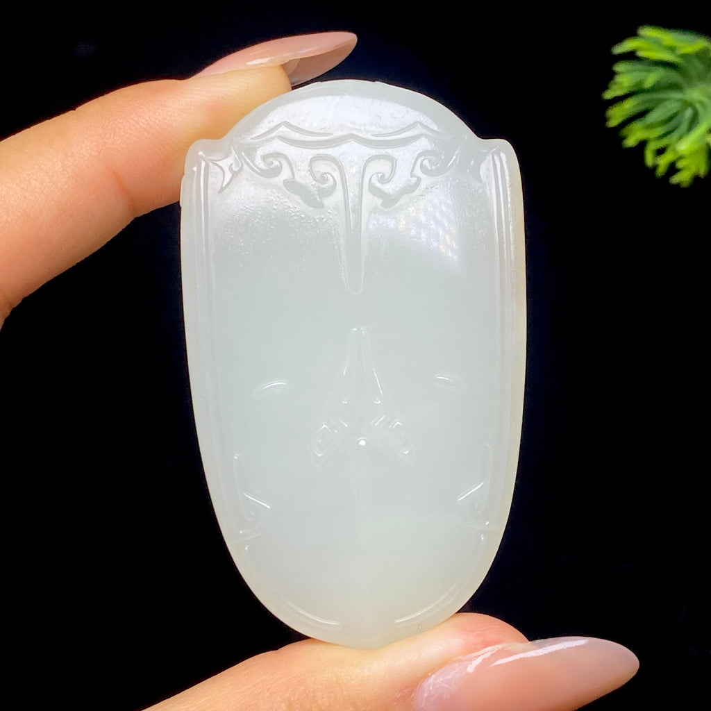 和田玉籽料无事牌（54.5g）