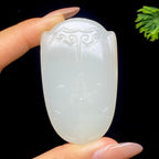 和田玉籽料无事牌（54.5g）
