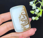 和田玉糖白羊脂玉下山虎（36.5g）