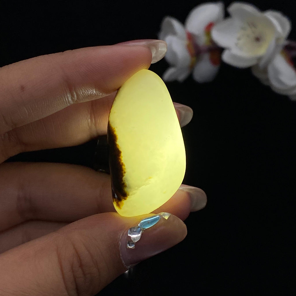 和田玉聚红皮籽料挂件（16.9g）