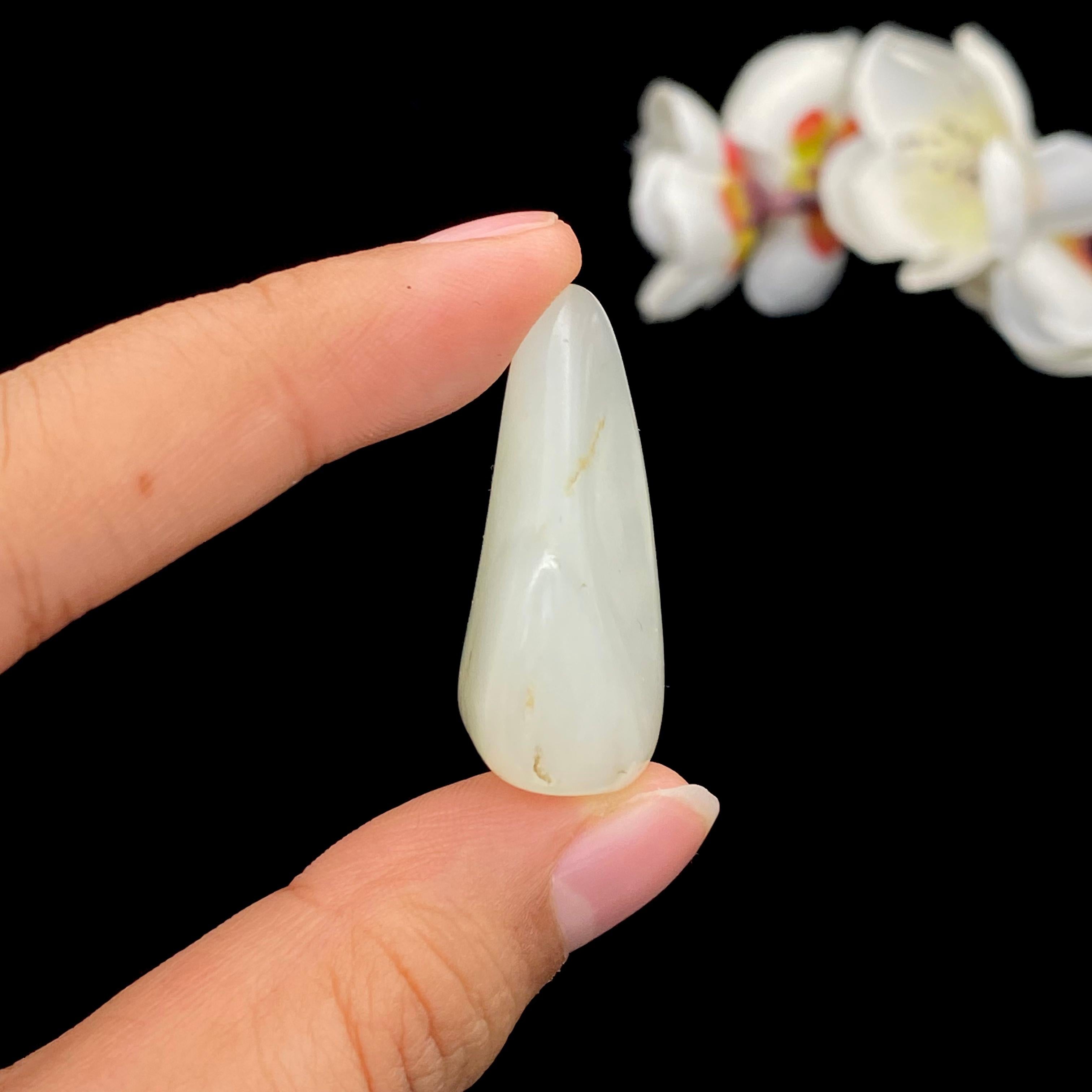 和田玉-白玉籽料原石（17.2g）