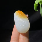 精品新疆且末糖白玉佛公挂件（31.5g）