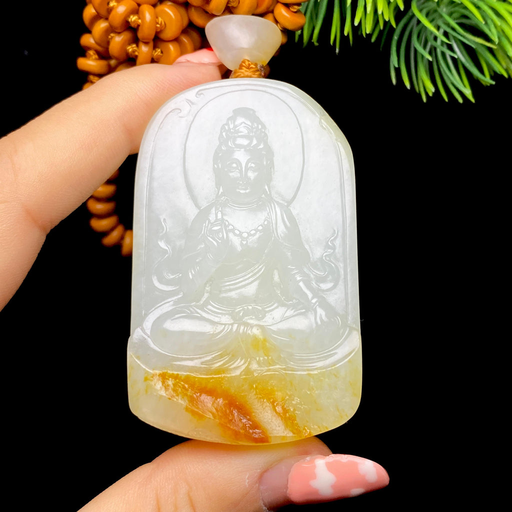 和田玉籽料观音（72.1g）