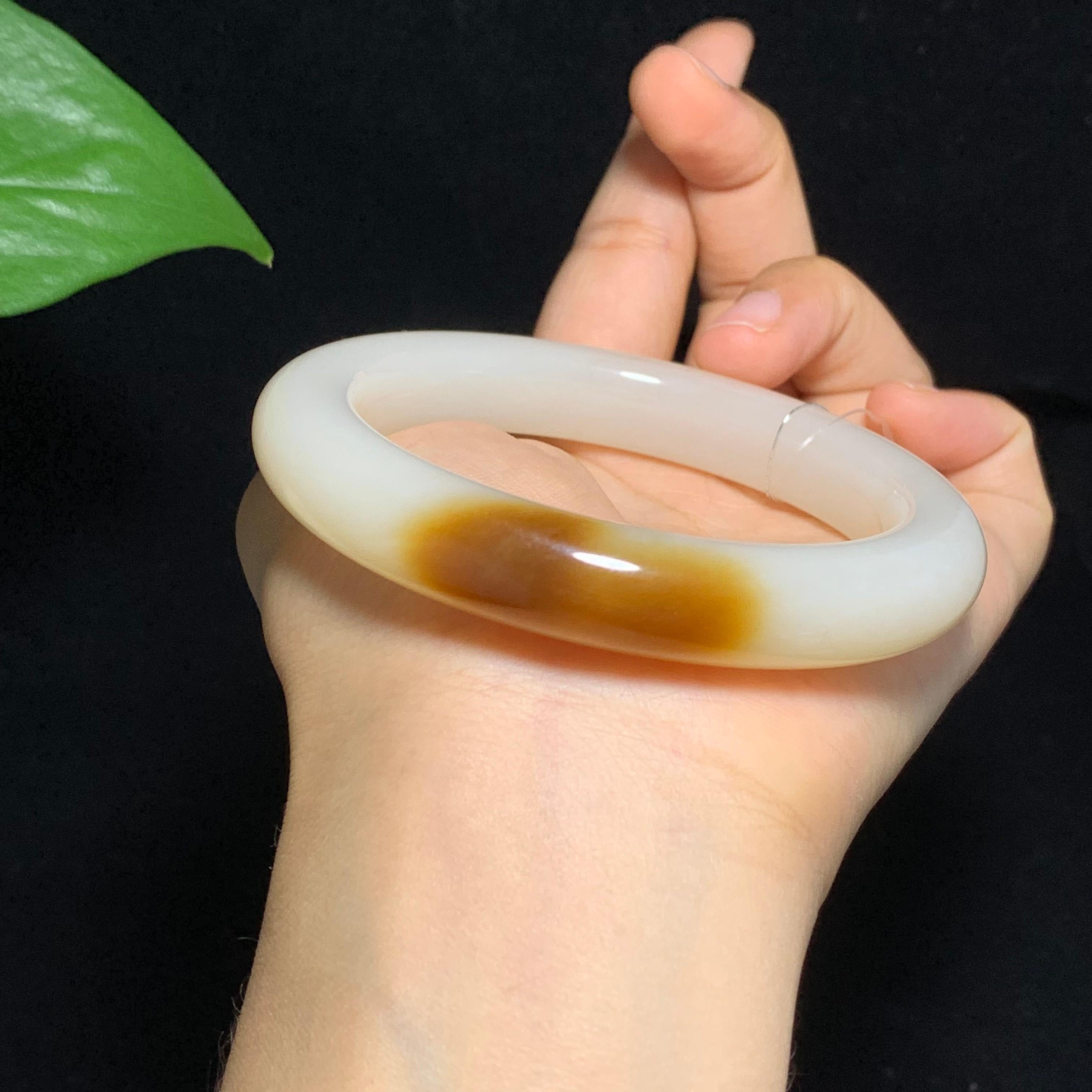 收藏级新疆且末金山藕粉带糖手镯（66.0g）