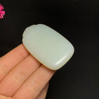 顶级和田羊脂白玉平安牌（38.0g）