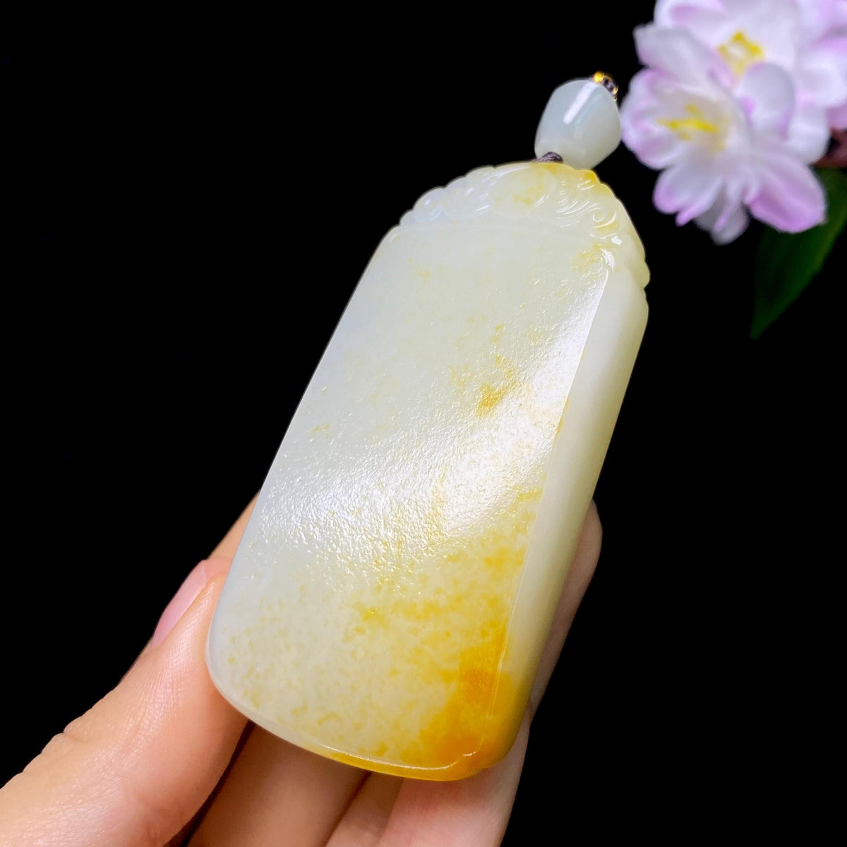 和田玉籽料无事牌（80.1g）