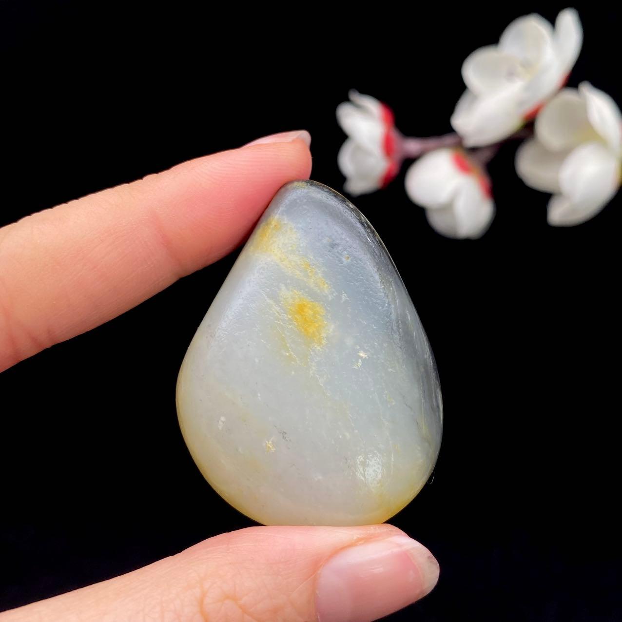 和田玉黄皮青花籽料（39.3g）