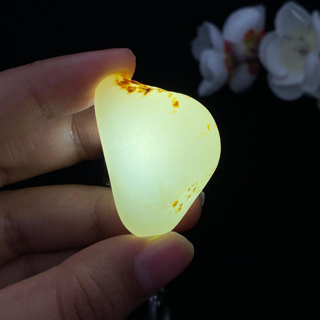 和田玉洒金皮籽料挂件（22.3g）