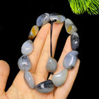 和田玉洒金皮籽料手串（63.5g）